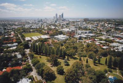 PHOTOGRAPH: AERIAL PHOTOGRAPH OF MUELLER PARK AND SUBIACO ROAD