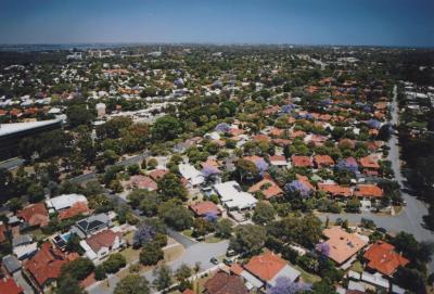 PHOTOGRAPH: AERIAL PHOTOGRAPH SUBIACO SUBURBS
