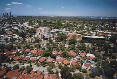PHOTOGRAPH: AERIAL PHOTOGRAPH SUBIACO SUBURBS