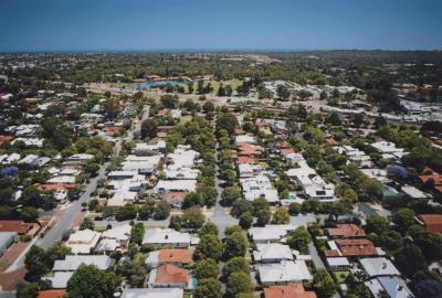 PHOTOGRAPH: AERIAL PHOTOGRAPH SUBIACO SUBURBS