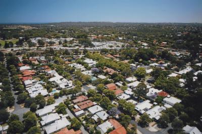 PHOTOGRAPH: AERIAL PHOTOGRAPH SUBIACO SUBURBS