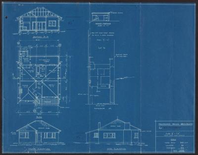 PLAN: PROPOSED BRICK RESIDENCE FOR A. J. PRIESTMAN, LOT 76, EXCELSIOR STREET