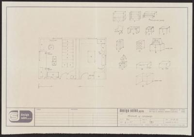 PLAN: INTERIOR DESIGN OF MUSEUM OF CHILDHOOD, SUBIACO MUSEUM, 1976