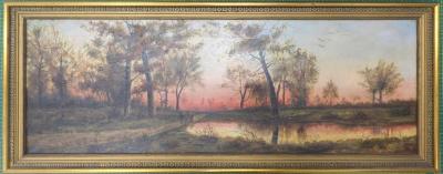 PAINTING: 'COUNTRY LANDSCAPE', EDITH RAE DAGLISH, OIL
