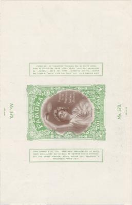 Gosnell's Famora Toilet Soap Wrapper