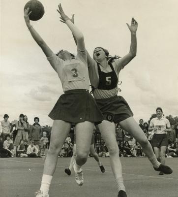 Photograph: Matthews Basket Ball Centre, Action, Numbered Bibs