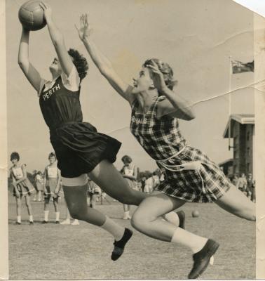 Photograph: Perth v Royals, Judy Milne and Annette Simper