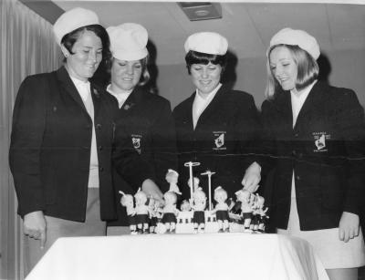 Photograph: 1969 State Juniors Celebration, Cake Cutting