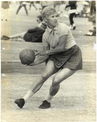 Photograph: Gaye Teede, Action, Bedford Districts Youth Club, Grass Court, Oversized