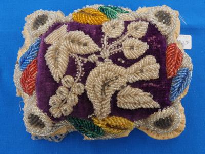 BEADWORK, PIN CUSHION