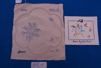 STAMPED LINEN, MAT