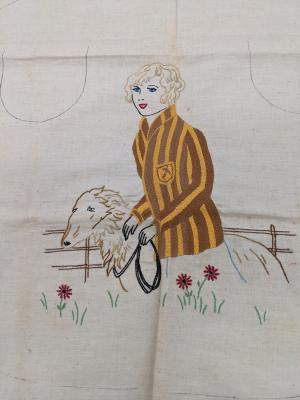 GENERAL EMBROIDERY, APRON