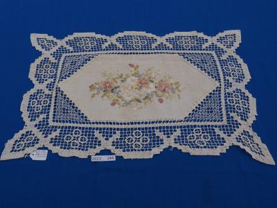 RIBBON WORK, TRAY CLOTH