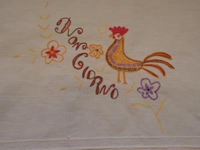 WEAVING, GENERAL EMB, TOWEL
