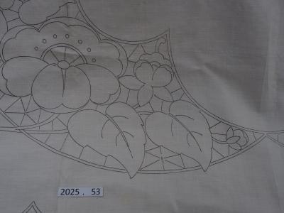 STAMPED LINEN, TEACLOTH