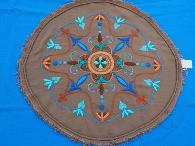 GENERAL EMBROIDERY, CUSHION COVER