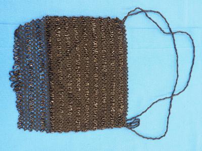 TATTING, BEADWORK, BAG