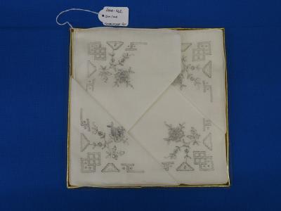 WHITEWORK, HANDKERCHIEF