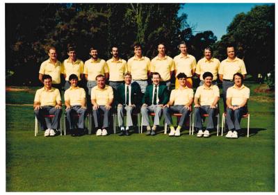 MEN'S METROPOLITAN PENNANT SQUAD 1987