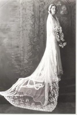 EDIS, DORIS NEE MERRALLS ON HER WEDDING DAY