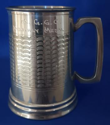 MONTHLY MEDAL - PEWTER MUG