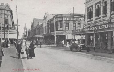 POSTCARDS: PERTH STREETS - HAY STREET