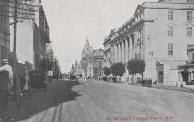 POSTCARDS: PERTH STREETS - ST GEORGE'S TERRACE