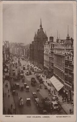 POSTCARD: HIGH HOLBORN, LONDON