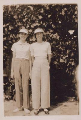 PHOTOGRAPH: THELMA CONGDON AND HILDA BENNETS, THELMA GREEN BEQUEST