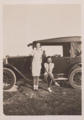 PHOTOGRAPH: HILDA BENNETS AND THELMA CONGDON, THELMA GREEN BEQUEST