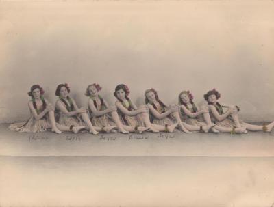 PHOTOGRAPH: SEVEN GIRLS, THELMA GREEN BEQUEST