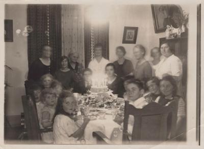PHOTOGRAPH: VICTOR TRENBERTH'S BIRTHDAY, THELMA GREEN BEQUEST