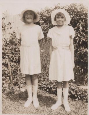 PHOTOGRAPH: MYRLENE FRAYNE AND THELMA CONGDON, THELMA GREEN BEQUEST