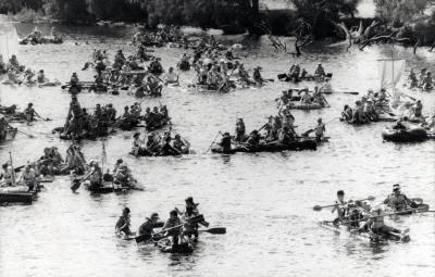 PHOTOGRAPH: FIRST SHENTON PARK SCOUT TROOP - 13TH AUSTRALIAN SCOUT JAMBOREE QUEENSLAND 1982-1983