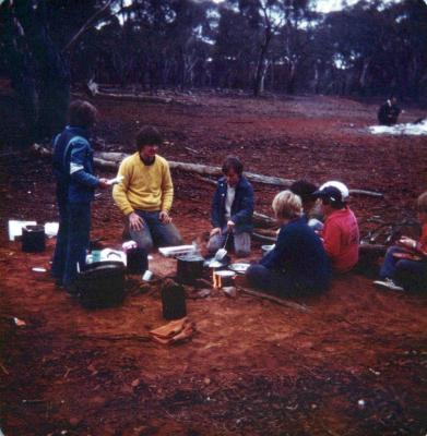 PHOTOGRAPH: FIRST SHENTON PARK SCOUT TROOP DALWALLLINU CAMP 1978