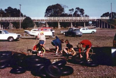 PHOTOGRAPH: FIRST SHENTON PARK SCOUT TROOP SWAN TIKI 1978