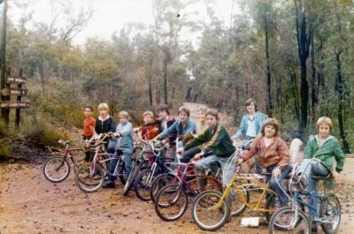 PHOTOGRAPH: FIRST SHENTON PARK SCOUT TROOP - BIKE SCRAMBLE 23-24 JUNE 1979