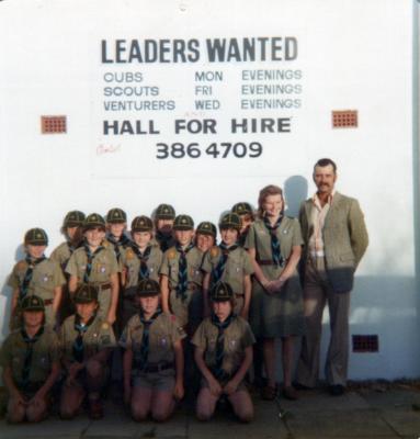 PHOTOGRAPH: FIRST SHENTON PARK SCOUT TROOP - CHRISTMAS WIND-UP PARTY 1979