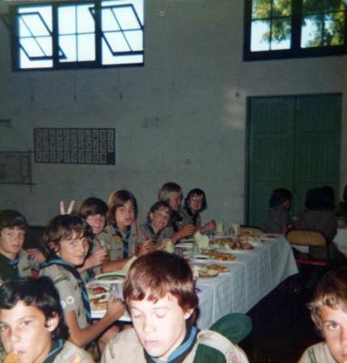 PHOTOGRAPH: FIRST SHENTON PARK SCOUT TROOP - CHRISTMAS WIND-UP PARTY 1979