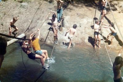 PHOTOGRAPH: FIRST SHENTON PARK SCOUT TROOP- BIKE SCRAMBLE CAMP 1980
