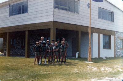 PHOTOGRAPH: FIRST SHENTON PARK SCOUT TROOP- LANCELIN CAMP 1981