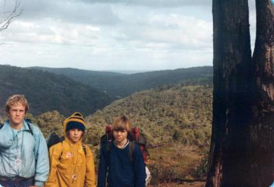 PHOTOGRAPH: FIRST SHENTON PARK SCOUT TROOP- 'ROBERT ELLIOT-LOCKHART, CHRIS DEAN, PAUL KROHN