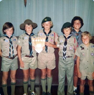 PHOTOGRAPH: FIRST SHENTON PARK SCOUT TROOP- GROUP PHOTO