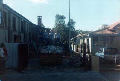 PHOTOGRAPH: FIRST SHENTON PARK SCOUT TROOP- PAPER DRIVE 1982