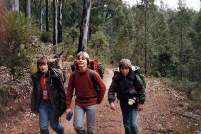 PHOTOGRAPH: FIRST SHENTON PARK SCOUT TROOP- PATROL LEADERS HIKE 1982