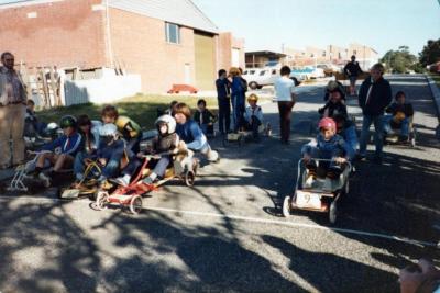 PHOTOGRAPH: FIRST SHENTON PARK SCOUT TROOP - KART RACING