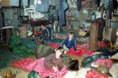 PHOTOGRAPH: FIRST SHENTON PARK SCOUT TROOP - TROOP HIKE RANGERS GARAGE