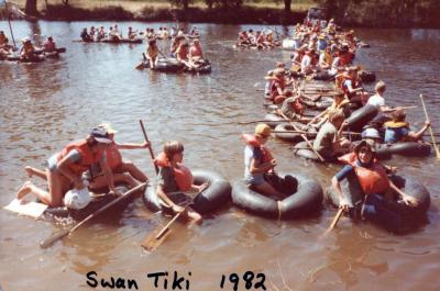 PHOTOGRAPH: FIRST SHENTON PARK SCOUT TROOP - SWAN TIKI 1982