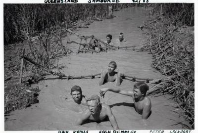 PHOTOGRAPH: FIRST SHENTON PARK SCOUT TROOP - SWAN TIKI 1986