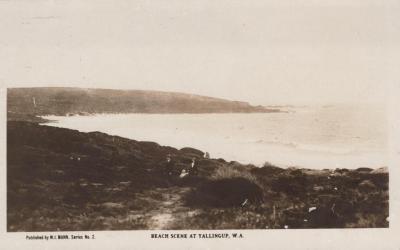 POSTCARD: YALLINGUP BEACH, TO LILLIAN DENNIS